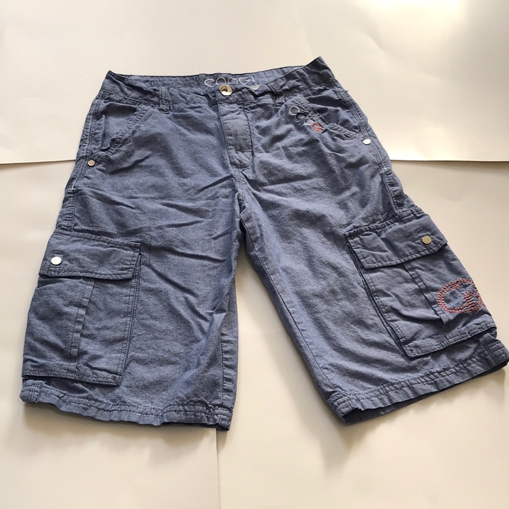 Blue Coogi Cargo Shorts